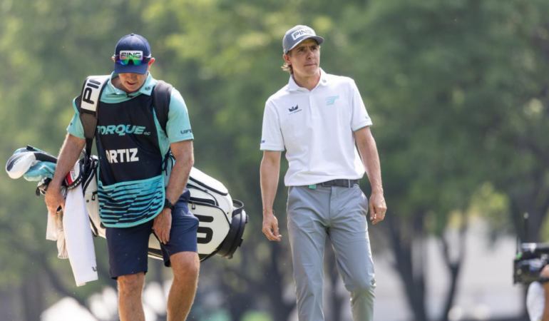 Carlos Ortiz cerró la tarde en la sexta posición / Foto: Cortesía LIV Golf