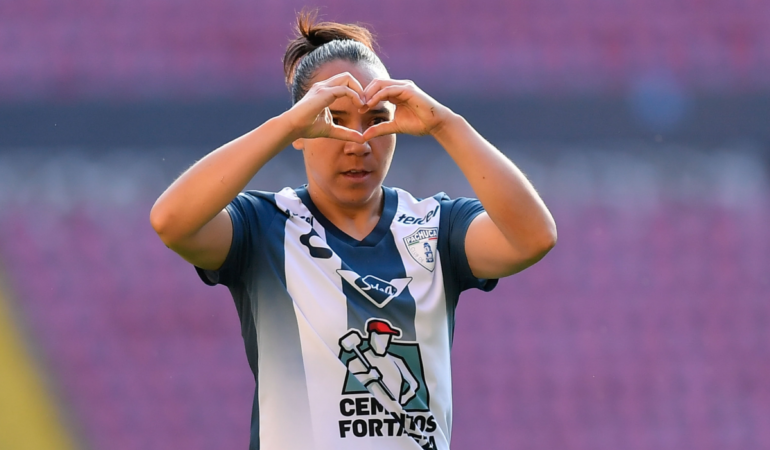 Charlyn Corral es consciente de todos sus logros en el futbol .FOTO: MEXSPORT