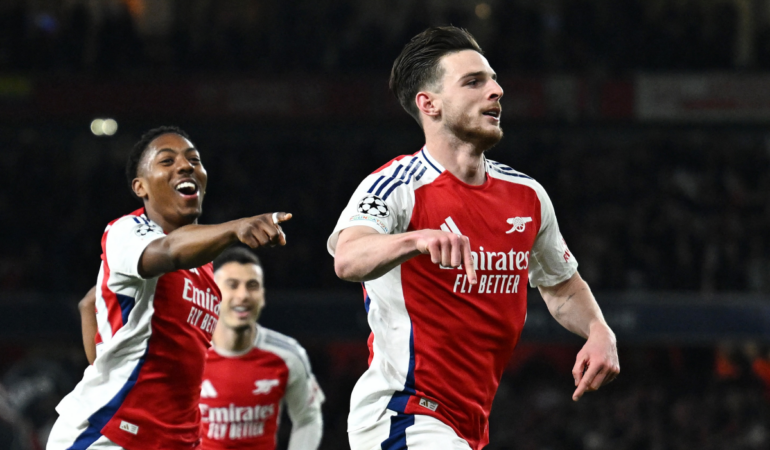 Declan Rice aplastó al Real Madrid con dos goles de tiro libre
