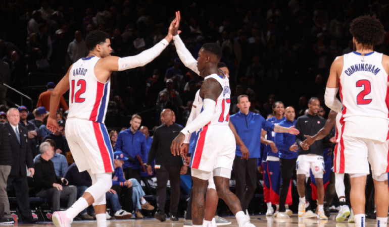 Detroit se llevó el segundo juego de la serie ante New York. Foto: AFP
