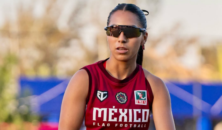 Diana Flores es la cara del Flag Football en México