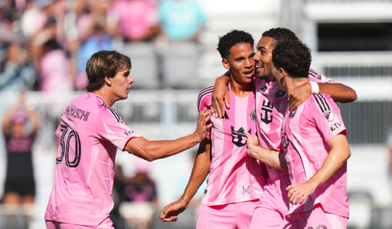 El Inter Miami espera remontar el marcador ante el Vancouver. Foto: AFP
