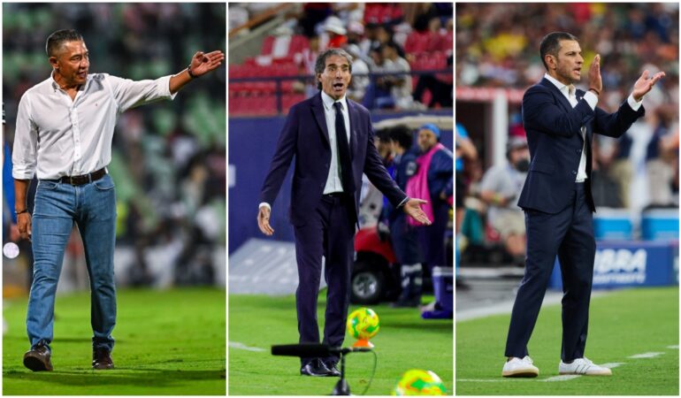 Guillermo Almada, Jaime Lozano y Ignacio Ambriz, los posibles candidatos para Chivas. Foto: Mexsport