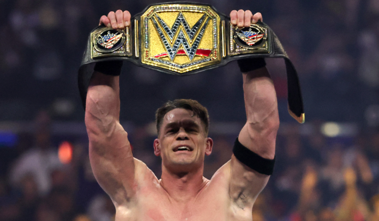 John Cena cumple con su destino y logra su campeonato mundial 17 / Foto: AFP