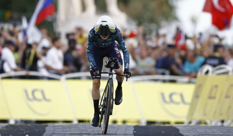 Jonas Vingegaard ya prepara su competencia en el Tour de Francia / Foto: Reuters