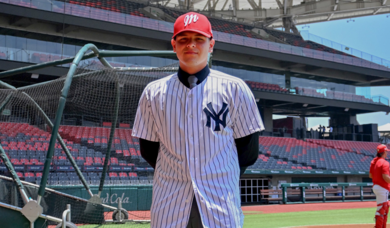 José Lavagnino llega a los Yankees en la MLB / Foto: TW Diablos Rojos