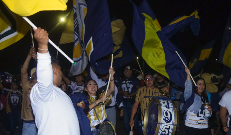 La afición de Pumas asegura que el Olímpico Universitario dejó de pesar. Foto: Oswaldo Figueroa