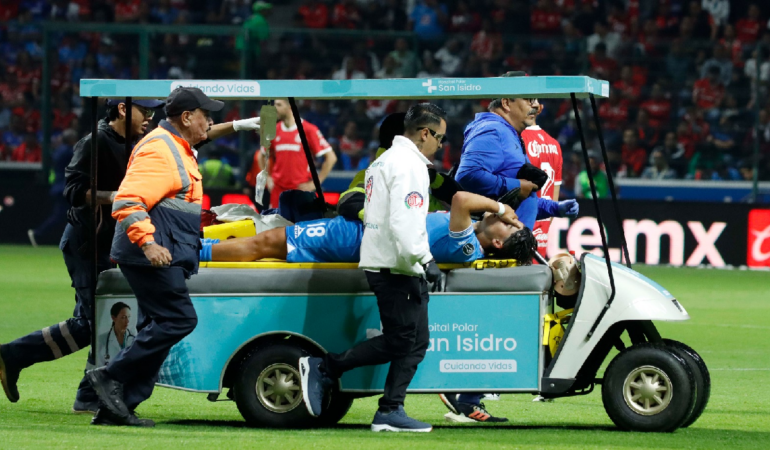 Luka Romero estará fuera de las canchas por el golpe que recibió. Foto: Erik Estrella