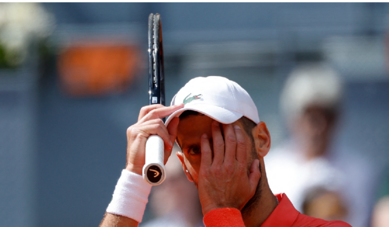 Novak Djokovic es eliminado del Madrid Open foto_ Reuters
