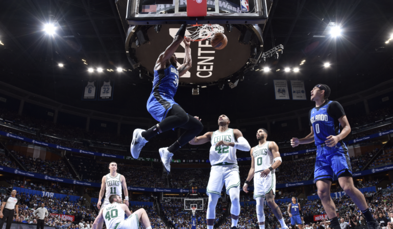 Orlando reaccionó en la serie ante Boston. FOTO: AFP
