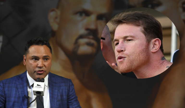 Óscar de la Hoya habló nuevamente sobre la carrera de Saúl Álvarez / Foto: Mexsport