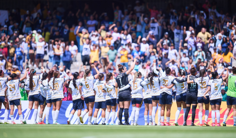 Pumas Femenil contará con gran asistencia para el partido de cuartos de final / Foto: Mexsport