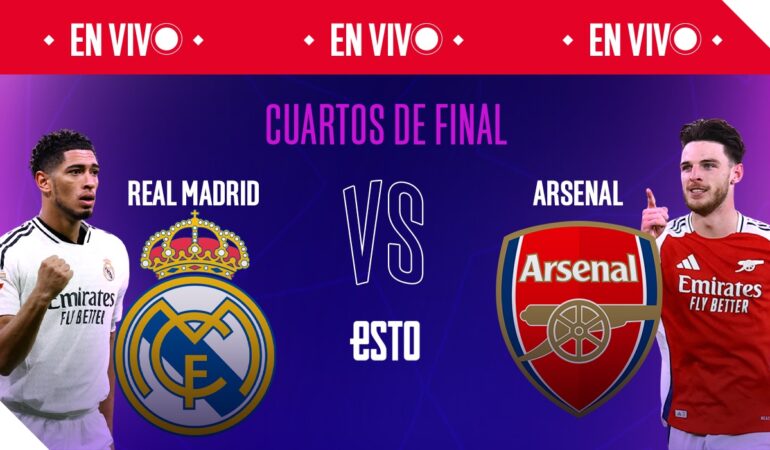 Real Madrid vs Arsenal en vivo Champions League