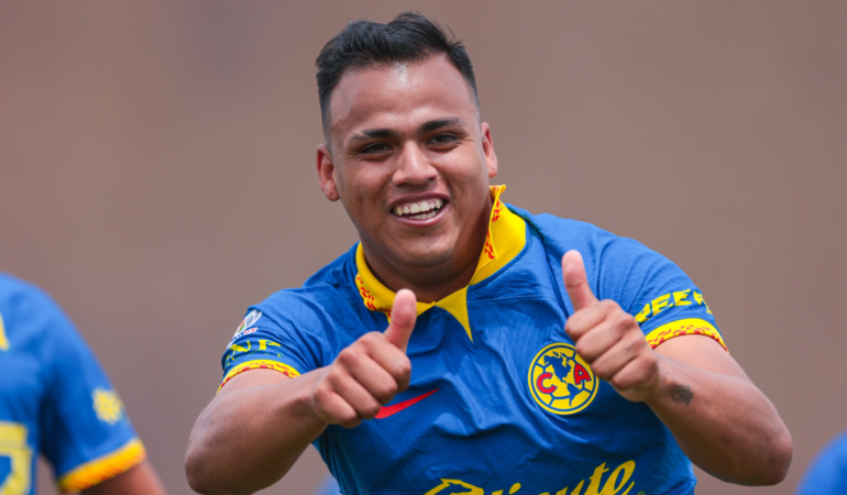 Román Martínez debutó con América en Febrero de 2020