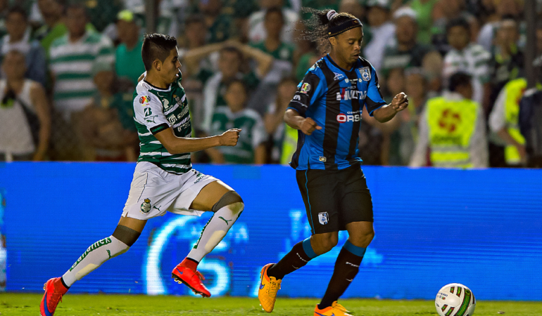 Ronaldinho no pudo ser campeón en México foto_ Mexsport