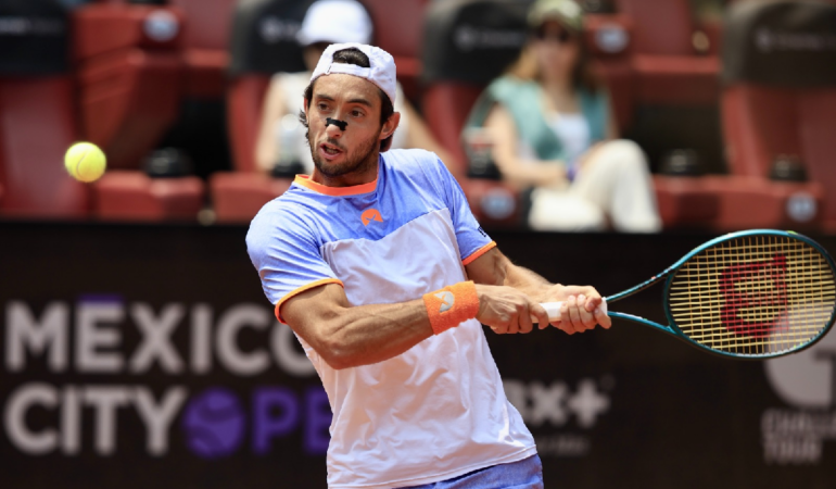 Thiago Tirante quedó eliminado en el México City Open. Foto: Cortesía México City Open