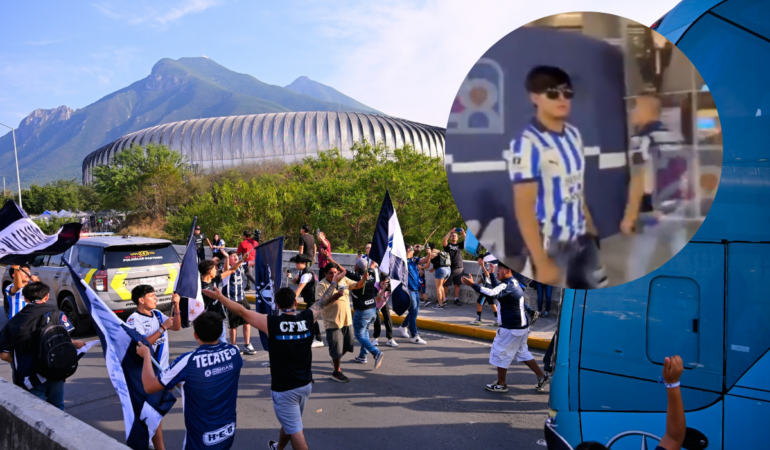 Violencia en el Rayados vs Pachuca