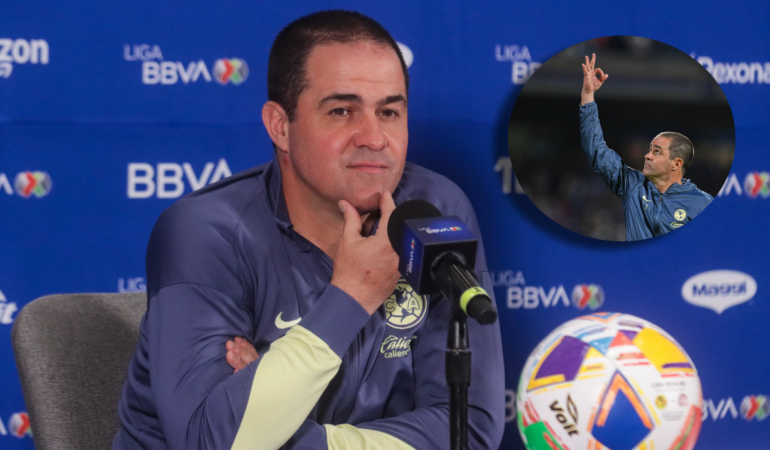André Jardine habló sobre su polémico gesto / Foto: Oswaldo Figueroa y Mexsport