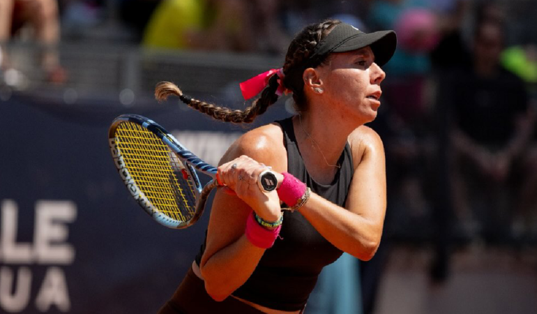 Giuliana Olmos gana en Roland Garros foto_ @guguolmos