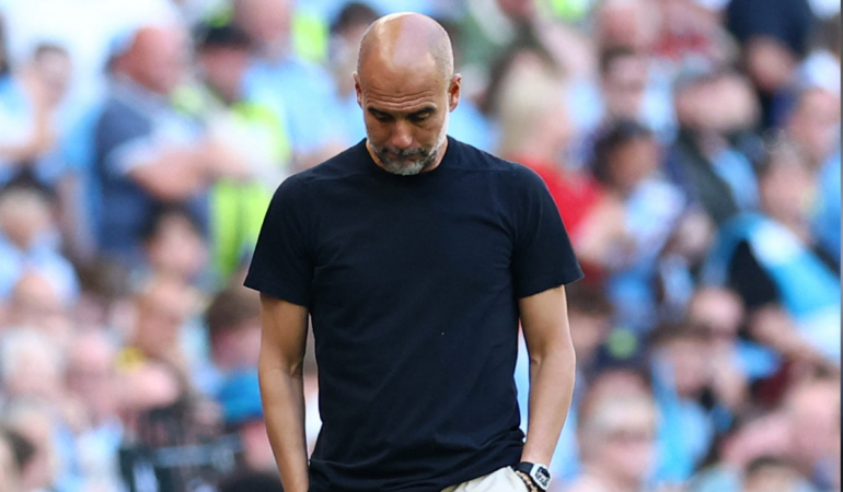 Guardiola no ganó nada con el City por primera vez en ocho años / Foto: Reuters