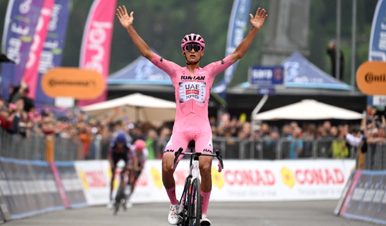 Isaac del Toro lidera el Giro de Italia foto_ Reuters