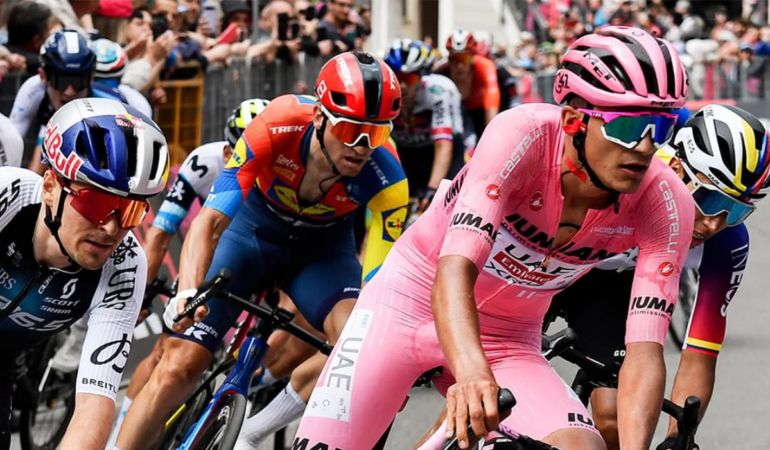 Isaac del Toro sigue como líder del Giro de Italia / Foto: IG Isaac del Toro