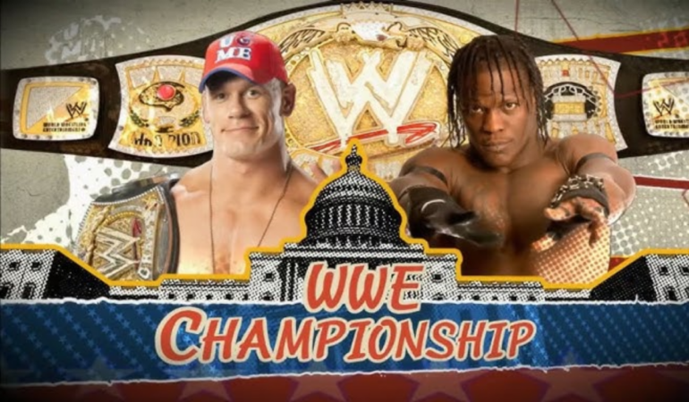 John Cena y R-Truth se enfrentaron en 2011 por el título de WWE / Foto: Cortesía WWE