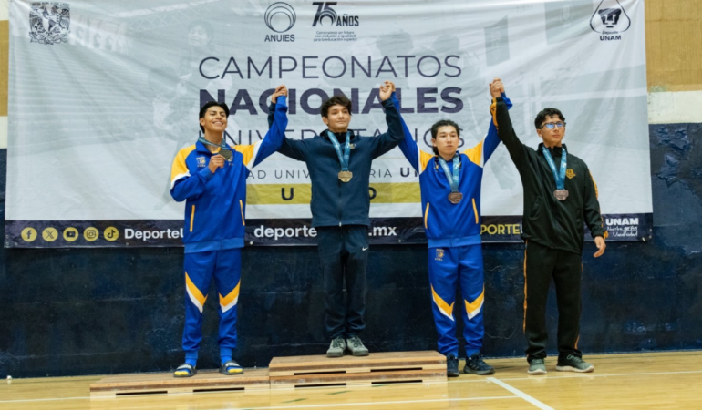 La UNAM ganó 18 medallas en los Campeonatos Nacionales Universitarios / Foto: Cortesía