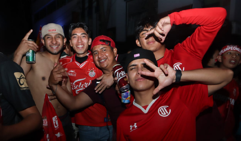 Los aficionados del Toluca disfrutaron de su campeonato / Foto: Luis Garduño
