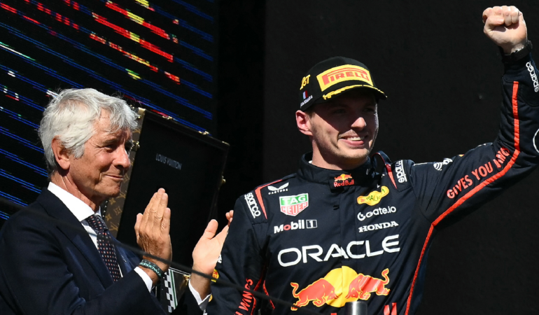 Max Verstappen se queda con el GP Emilia-Romagna. Foto: AFP