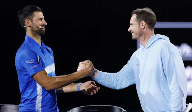 Novak Djokovic y Andy Murray fueron equipo @DjokerNole