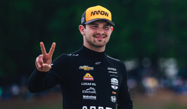 Patricio O'Ward aún no gana en la presente temporada de IndyCar