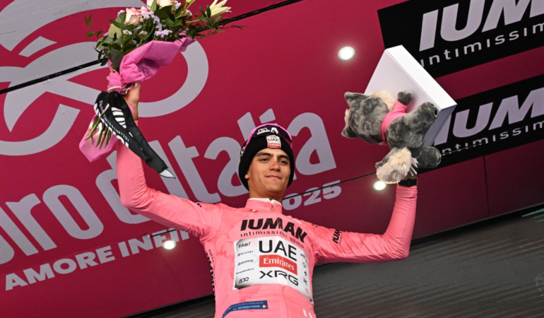 Raúl Alcalá ve a Isaac del Toro ganando el Giro de Italia / Foto: EFE