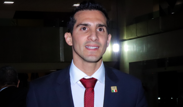 Rommel Pacheco reiteró el apoyo a los atletas mexicanos. FOTO ARCHIVO ESTO