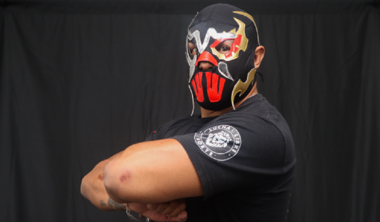Taquicardia quiere conquistar el mundo de la lucha libre / Foto: Sarahí Melecio