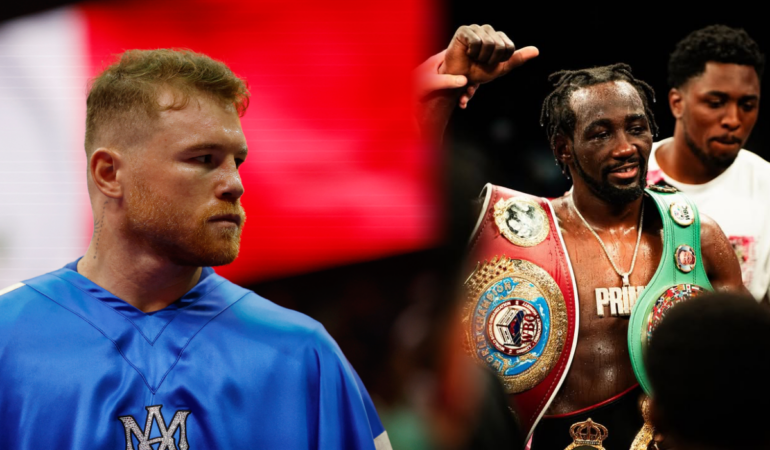 Terence Crawford puede vencer al Canelo Alvarez según Maravilla Martínez / Foto: Reuters e Instagram tbudcrawford