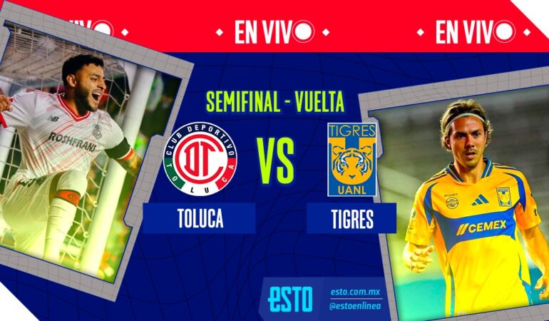 Toluca recibe a Tigres en la Vuelta de semifinales Foto Noé López