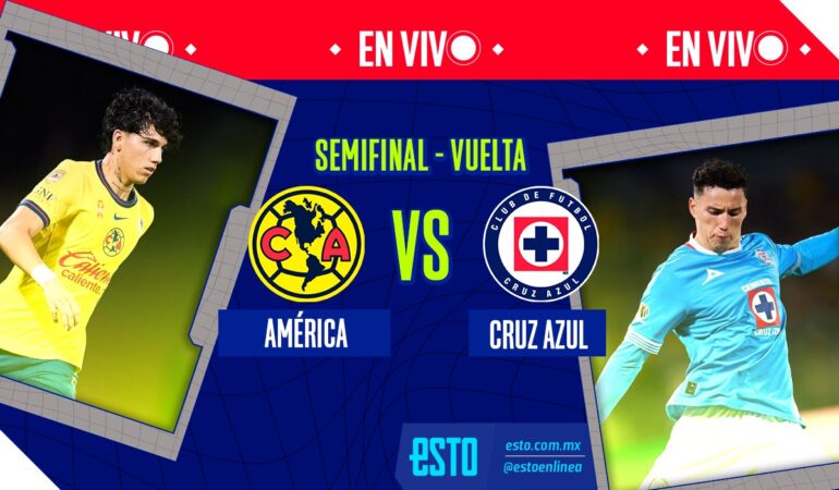 Sigue con nosotros el América vs Cruz Azul, semifinal de vuelta del Clausura 2025 / Arte: Abril Hernández