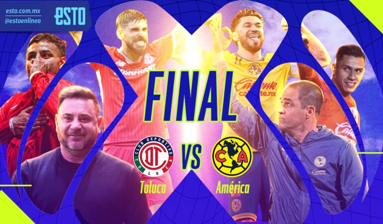 Toluca y América disputarán la final del futbol mexicano / Arte: Abril Hernández