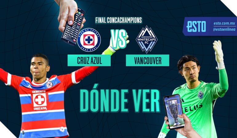 Cruz Azul se enfrenta a Vancouver en la gran final de la Concachampions / Arte: Abril Hernández
