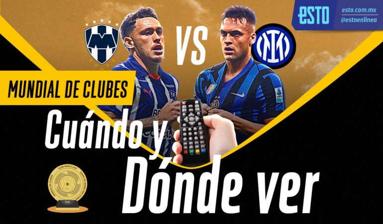 Monterrey vs Inter de Milan del Mundial de Clubes. Arte: Noé López
