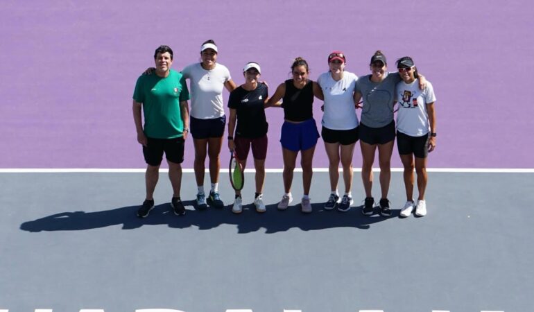 Agustín Moreno comanda al equipo mexicano para la Billie Jean King Cup _ FOTO CORTESÍA MEXTENIS