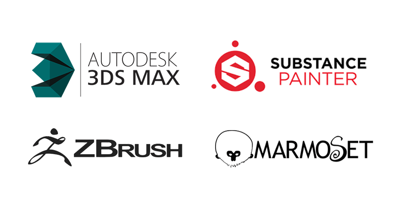 3Ds Max Zbrush 섭스턴스 Marmoset