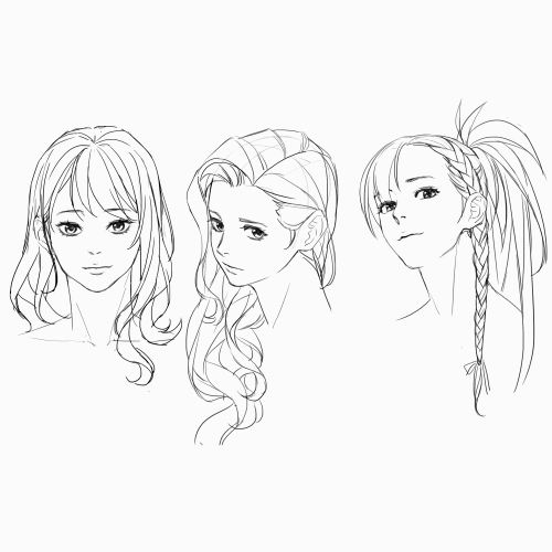오숙이 캐릭터 드로잉 특강 강의 예제