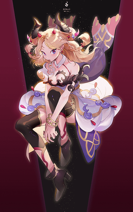 Coloso Seoji Stylized Character Illustration Using Deformation