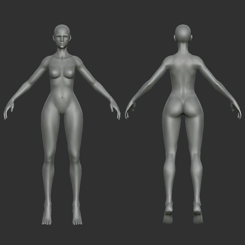 이로사 3D 캐릭터 전신 모델링 강의 예제