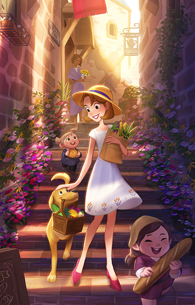 Coloso Miacat Fairytale-Style Character Design