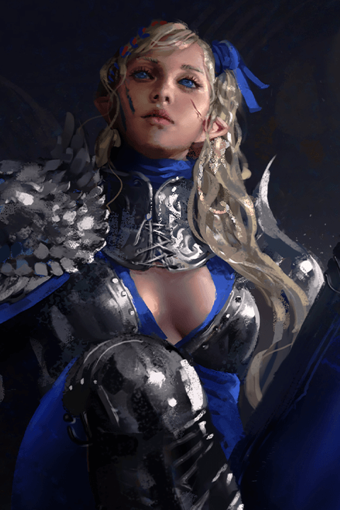 Coloso Erak Note Realistic Character Art in a Traditional Painting Style