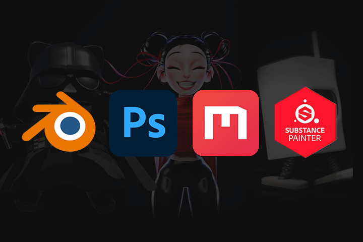 블렌더 Quixel Mixer 섭스턴스