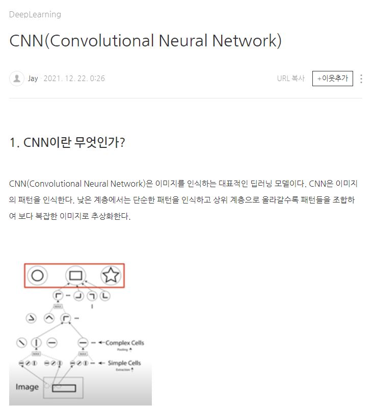 CNN 개념 설명